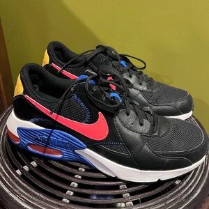 Nike Air Max Excee Black Blue Pink Yellow CD4165-008